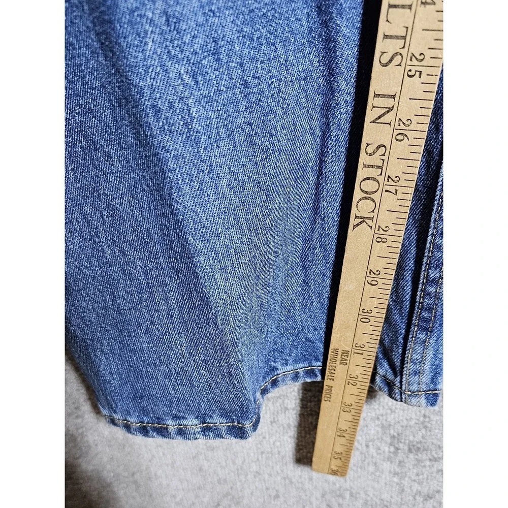 Levis 550 Relaxed Jeans Mens Size 50x32 Blue Medium‎ Wash Tapered Leg 5 Pocket